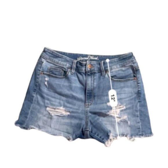 Universal Thread Distressed Denim Shorts | Size 8 | Casual Summer Staple | Free - Picture 8 of 8